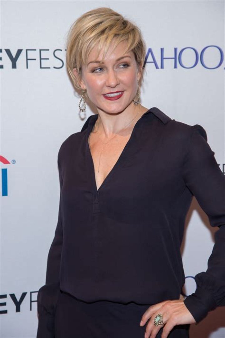 Amy Carlson Shares a Cute Photo of Her Daughter Lyla Recording Her