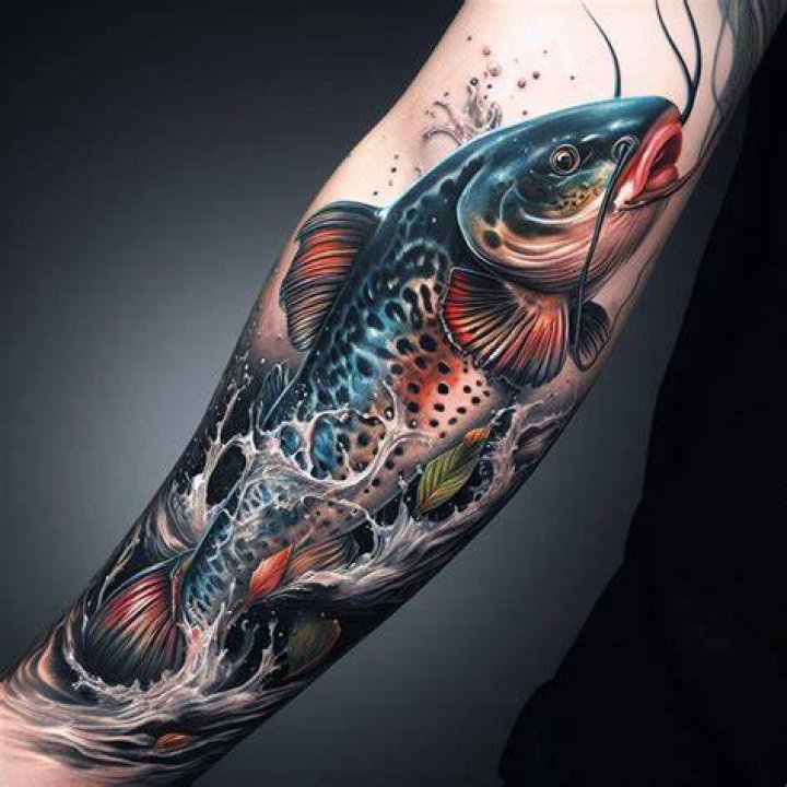 Catfish Tattoo Unveiling the Artistic Essence Your Own Tattoo Design