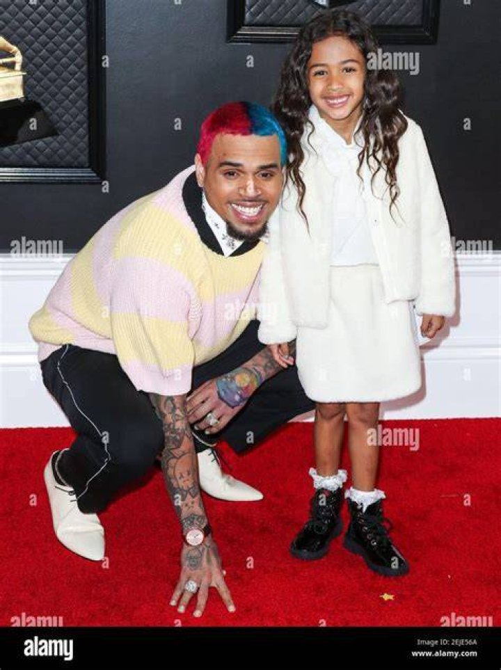 Chris Brown&rsquo;s Daughter Royalty & Mom Joyce Hawkins Pose with Champagne
