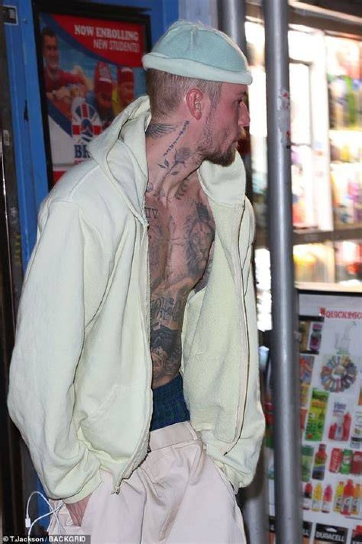 Justin Bieber has exposed his penis again in see through underwear