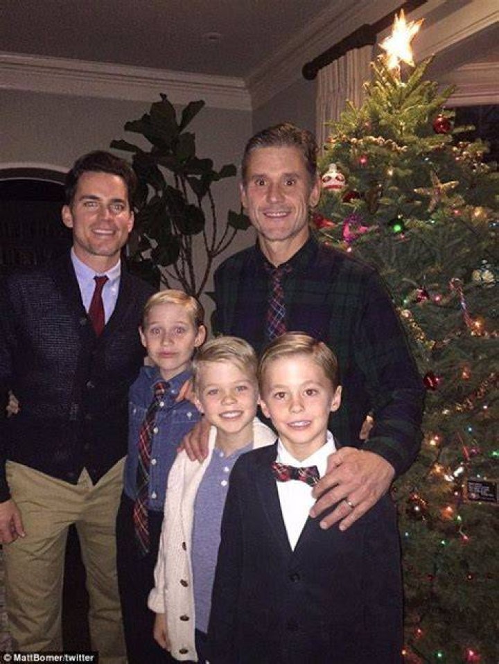 Matt Bomer shares sweet holiday snap of husband and three sons Daily