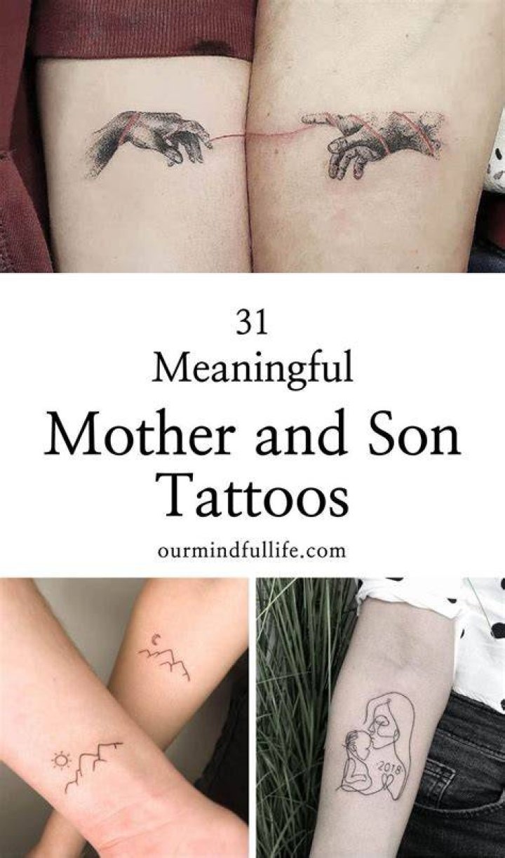 Spectacular Mother-Son Tattoo Designs For An Unbreakable Bond