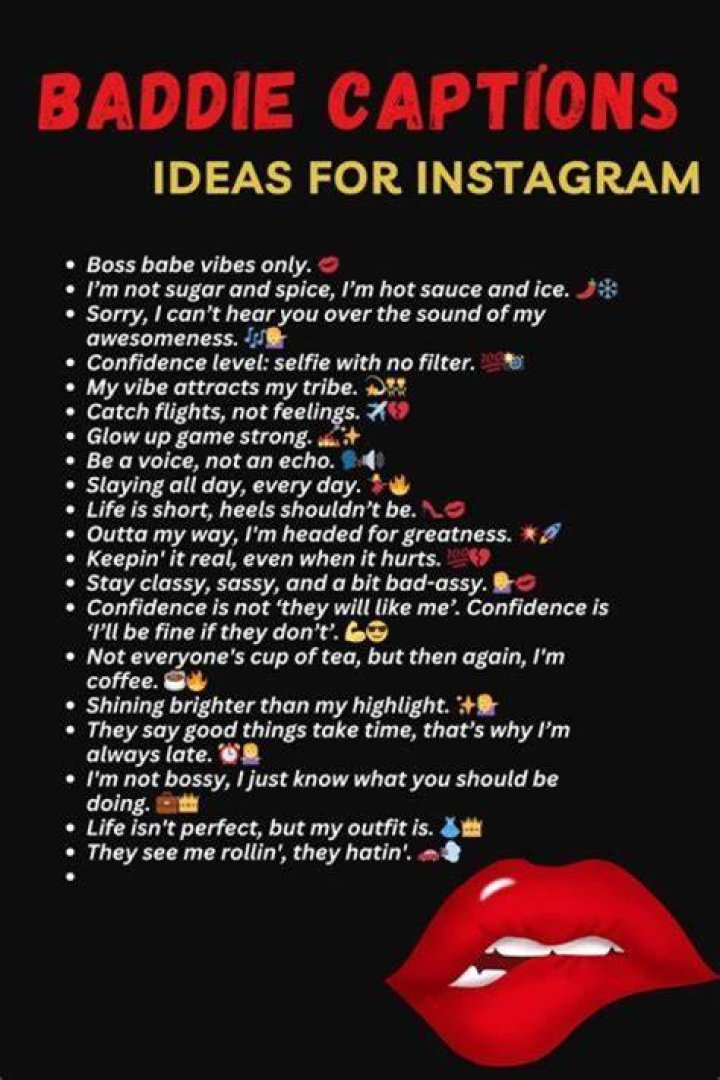 The Ultimate Guide To Baddie Instagram Captions