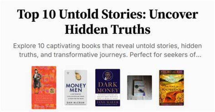 Uncover Hidden Stories And Intriguing Insights